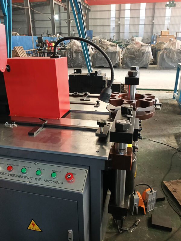 PMX 303 Three Station Servo Positioning Busbar Machine.